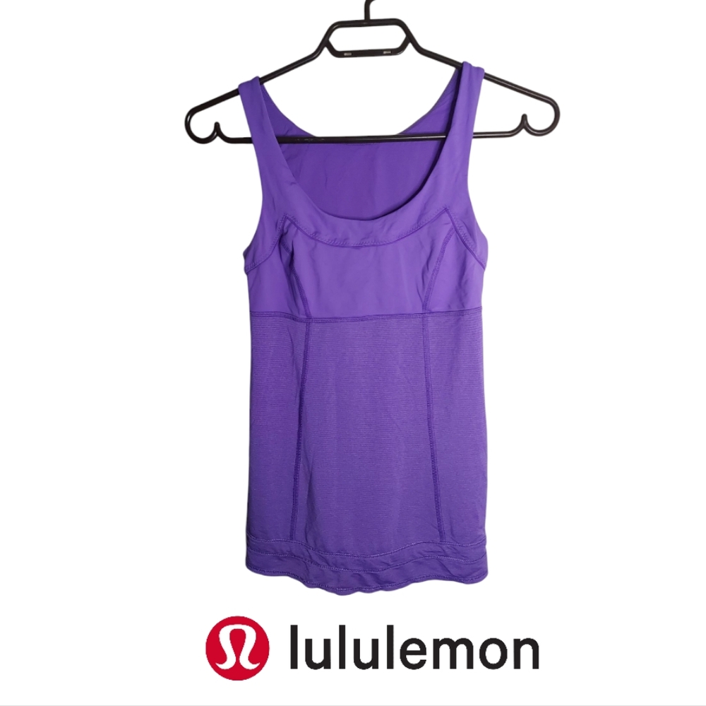Lululemon Purple Run Tame Me Tank
